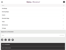 Tablet Screenshot of ladybaginternational.com
